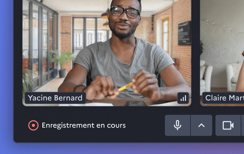 Enregistrez vos réunions.